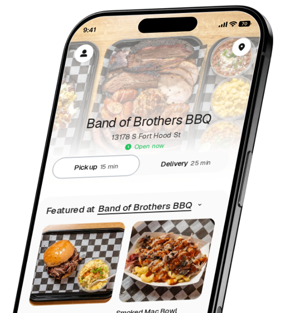 Band of Brothers BBQ app preview