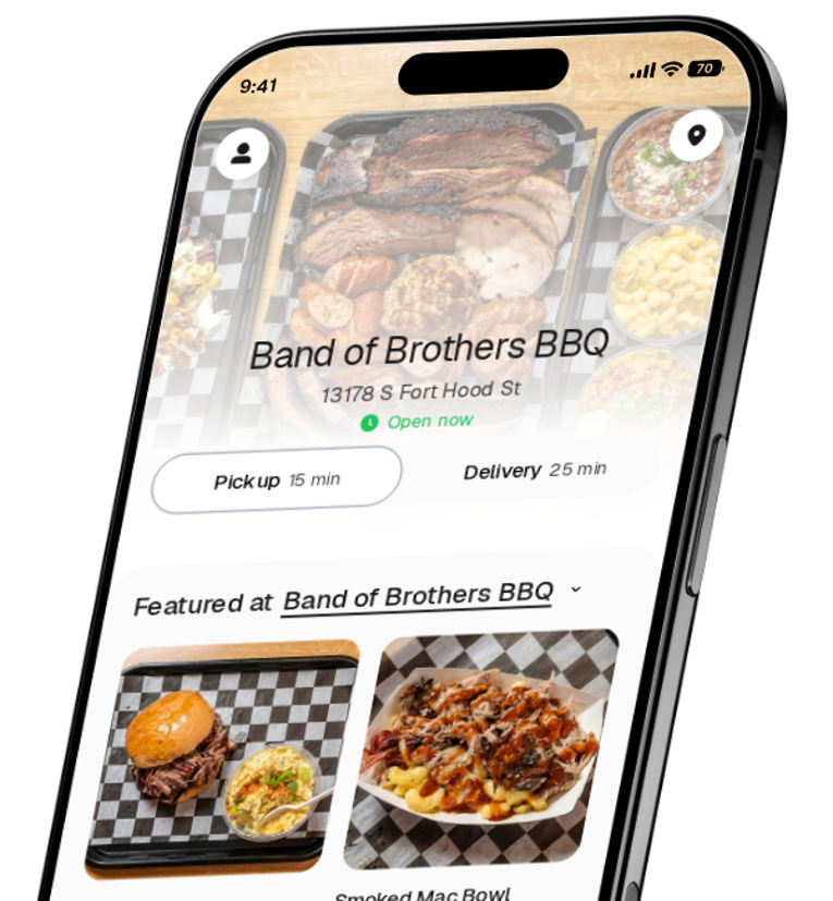 Band of Brothers BBQ app preview